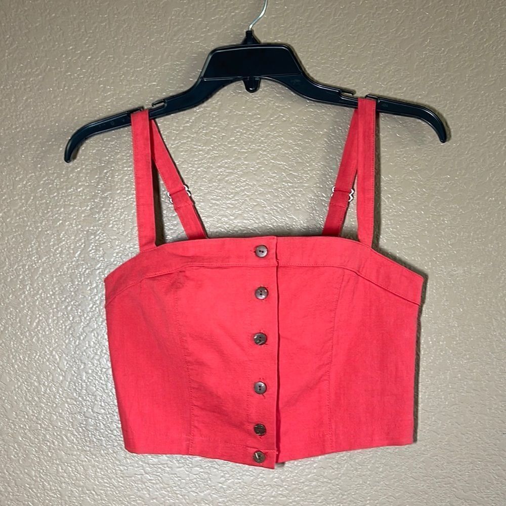 Forever red crop top size M